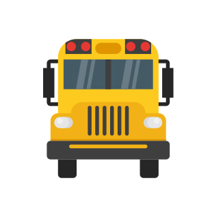 Drawing of a school bus