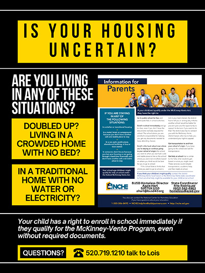 Is your housing uncertain Flyer