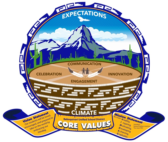 Baboquivari USD Core Values Crest